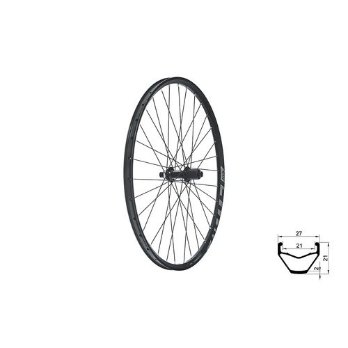 VALOR 21 DSC R, 28/29", black