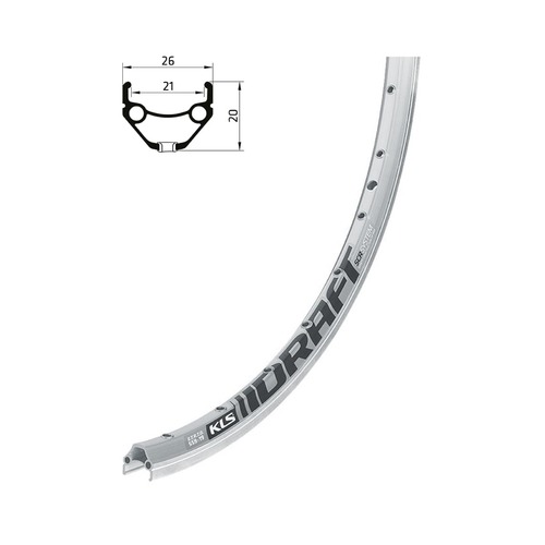 DRAFT CNC, 36H, 28”/29” silver