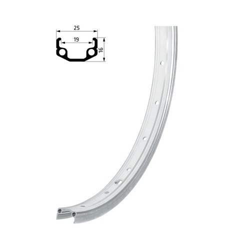 WASPER, 28H, 20” silver