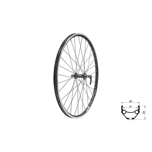 DRAFT V-BRAKE F, 28/29", black