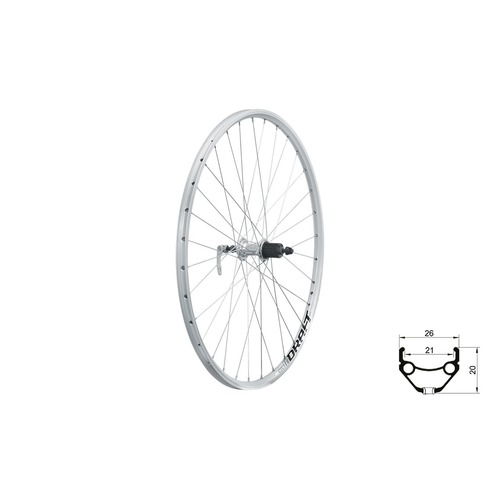 DRAFT V-brake R, 28/29", silver