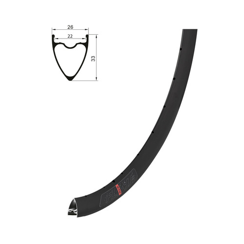 FLINT DSC, 32H, FV, 28" black